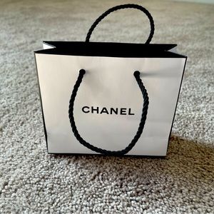Authentic small Chanel gift bag